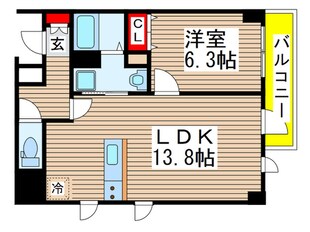 千葉ポ－トイ－ストの物件間取画像